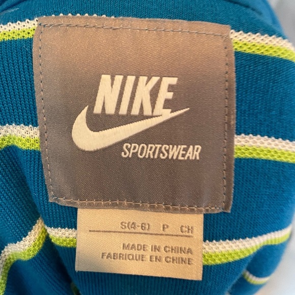 Vintage 90s Y2K Nike Zip Up Short Sleeve Jacket made of Terrycloth - Picture 5 of 6